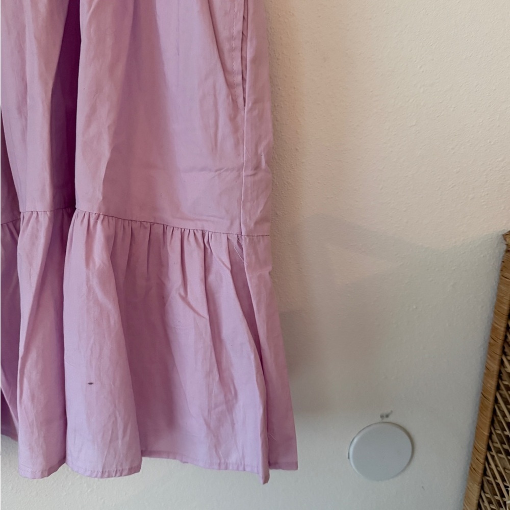 HYFVE Lilac Babydoll Mini Dress Sleeveless Lined Women's M - Picture 2 of 13